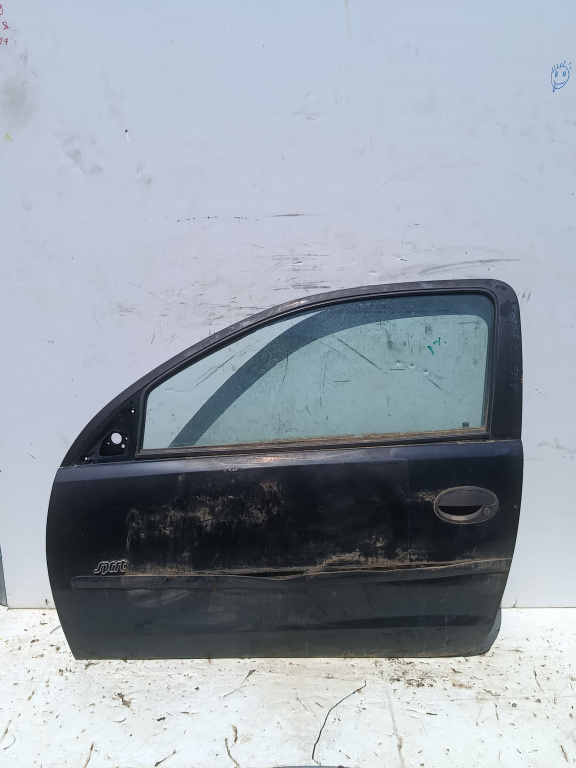 Usa / Portiera Opel Corsa C 2000-2006 Negru Fata Stanga Hatchback 3 Portiere