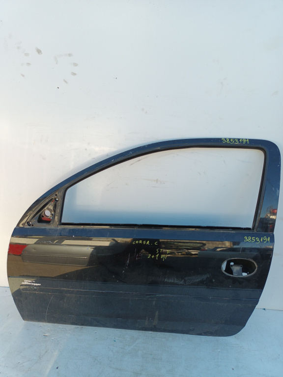 Usa / Portiera Opel Corsa C 2000-2006 Negru Fata Stanga Coupe / 2 Portiere