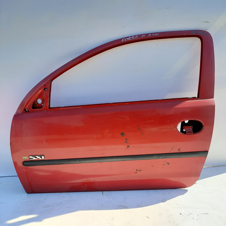Usa / Portiera Opel Corsa C 2000-2006 Portocaliu Rosu Fata Stanga