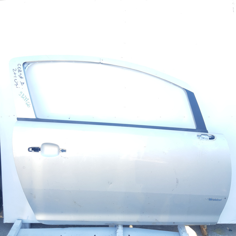 Usa / Portiera Opel Corsa D 2006-2014 Alb Gri Fata Dreapta