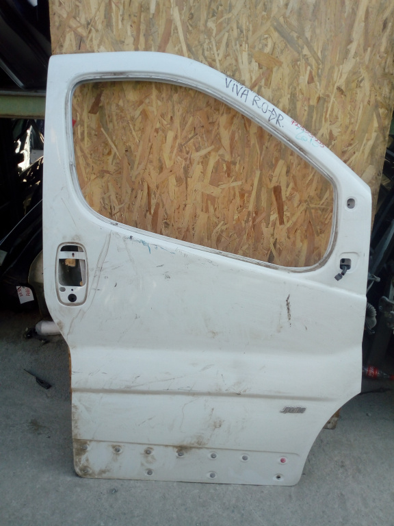 Usa / Portiera Opel Vivaro A 2001-2014 Alb Fata Dreapta