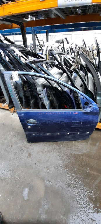 Usa / Portiera Peugeot 206 1998-2013 Albastru Violet Fata Dreapta