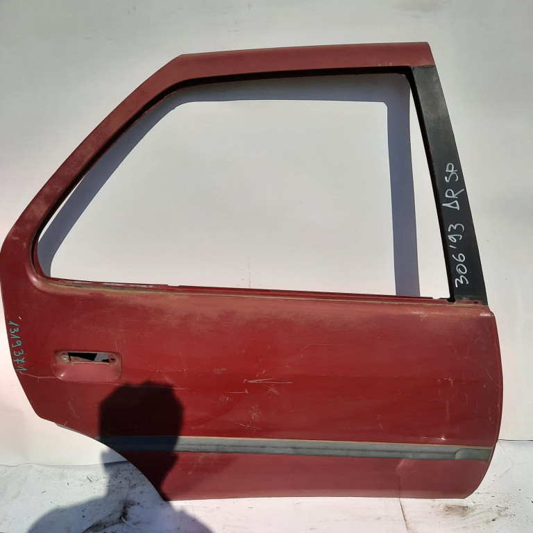 Usa / Portiera Peugeot 306 1993-2002 Portocaliu Rosu Spate Dreapta