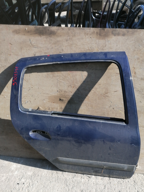 Usa / Portiera Renault Clio 2 / Symbol 1 1998-2008 Albastru Spate Dreapta