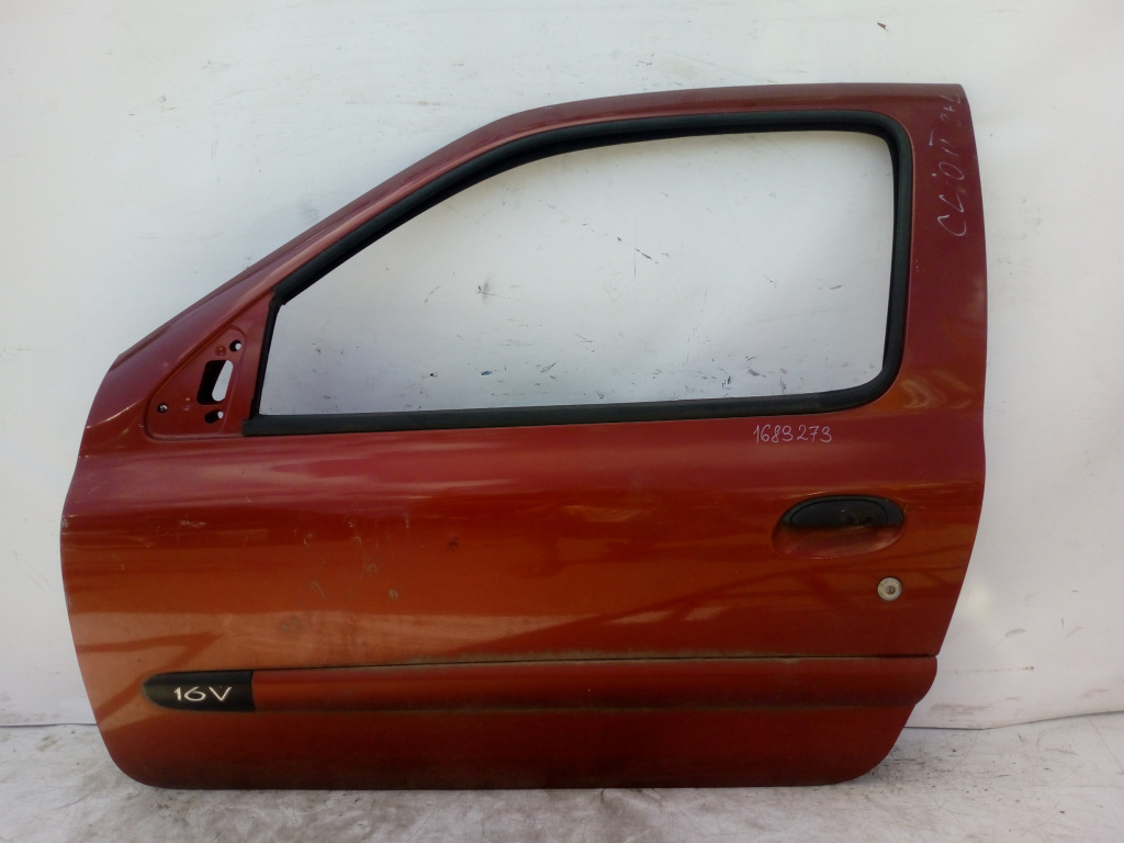 Usa / Portiera Renault Clio 2 / Symbol 1 1998-2008 Maro Rosu Fata Stanga Coupe / 2 Portiere