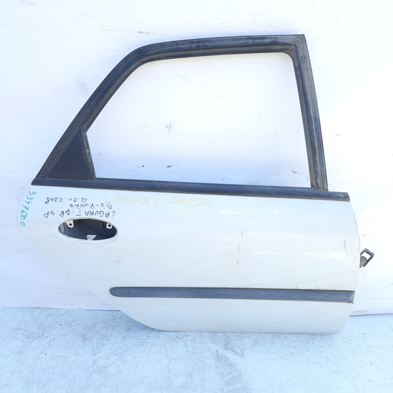 Usa / Portiera Renault Laguna 1 1993-2001 Alb Spate Dreapta