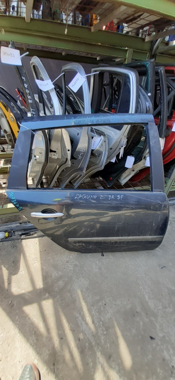 Usa / Portiera Renault Laguna 2 2001-2007 Albastru Gri Spate Dreapta