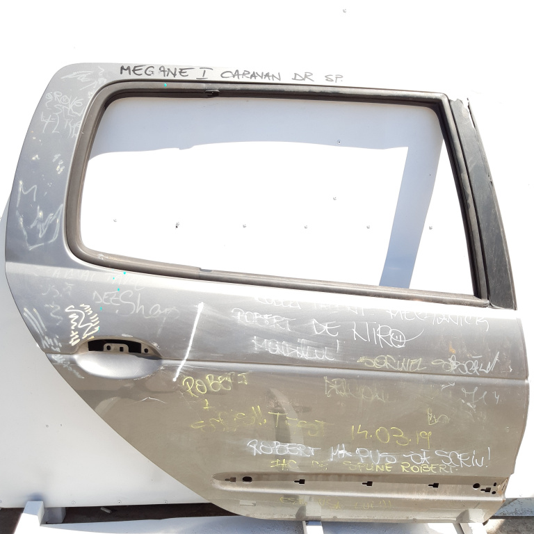 Usa / Portiera Renault Megane 1 1995-2002 Alb Gri Spate Dreapta Break / Caravan / Station Wagon