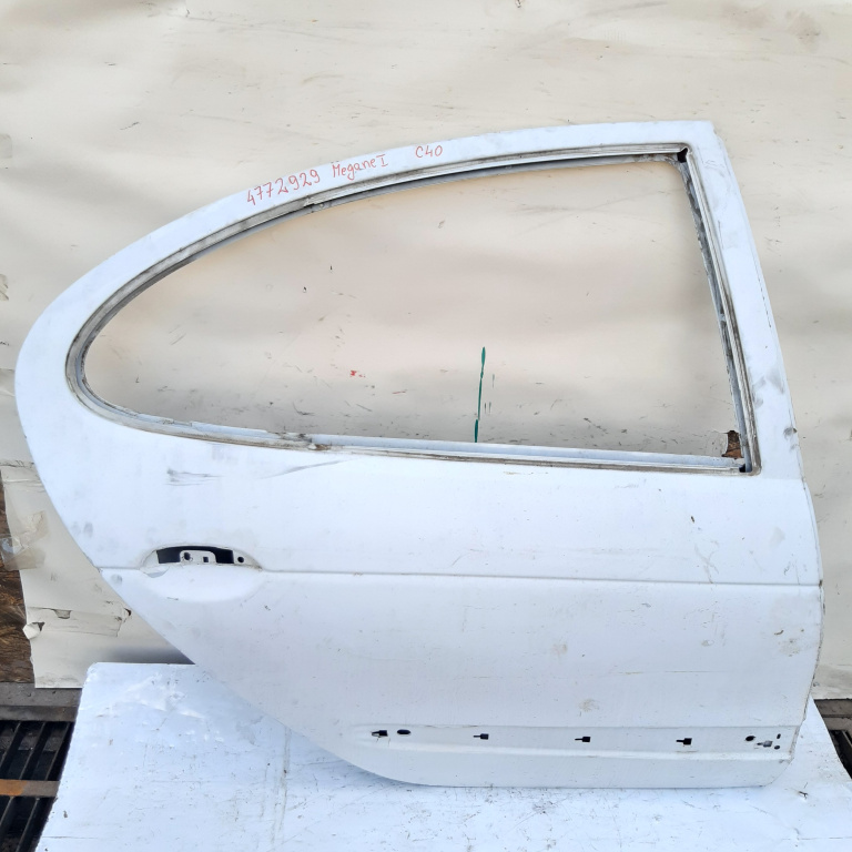 Usa / Portiera Renault Megane 1 1995-2002 Alb Spate Dreapta