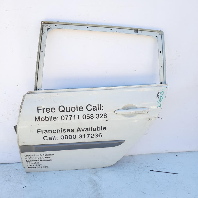 Usa / Portiera Renault Megane 2 2002-2010 Alb Spate Stanga Break / Caravan / Station Wagon