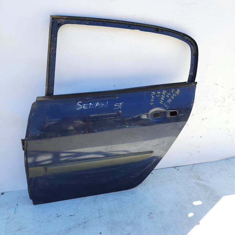 Usa / Portiera Renault Megane 2 2002-2010 Albastru Spate Stanga Sedan / Berlina