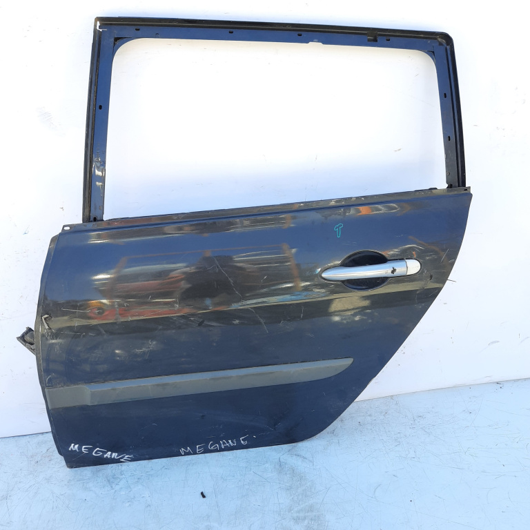Usa / Portiera Renault Megane 2 2002-2010 Negru Spate Stanga Break / Caravan / Station Wagon