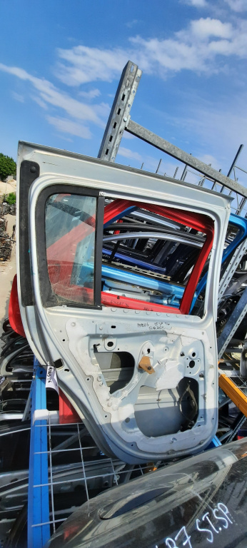 Usa / Portiera Renault Modus (F/Jp0) 2004-2012 Alb Gri Spate Stanga