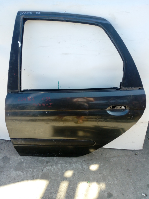 Usa / Portiera Renault Scenic 1 / Megane Scenic (Ja0/1) 1996-2003 Gri Negru Spate Stanga