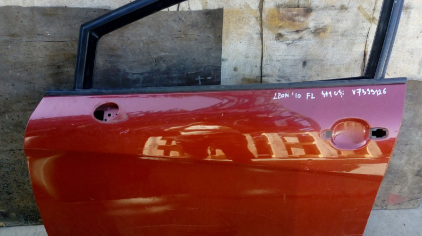 Usa / Portiera Rosu,fata,stanga,hatchback 5 Portiere Seat LEON (1P1) 2005 - 2012 Benzina