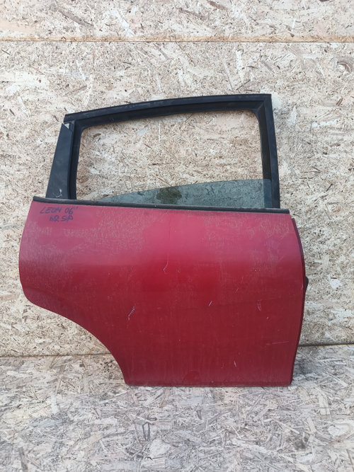 Usa / Portiera Seat Leon (1P1) 2005-2012 Rosu Spate Dreapta