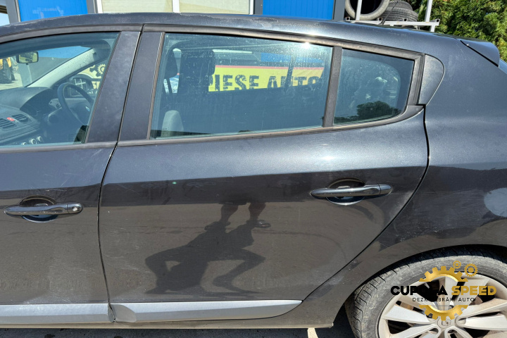 Usa Portiera spate stanga culoare NV676 PEARLESCENT BLACK BC Renault Megane 3 [2008 - 2014]