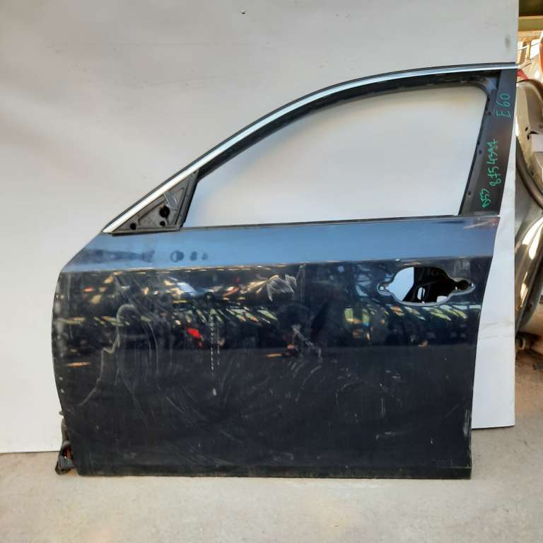 Usa / Portiera Stanga Fata Bmw 5 (E60, E61) 2003-2010 Negru