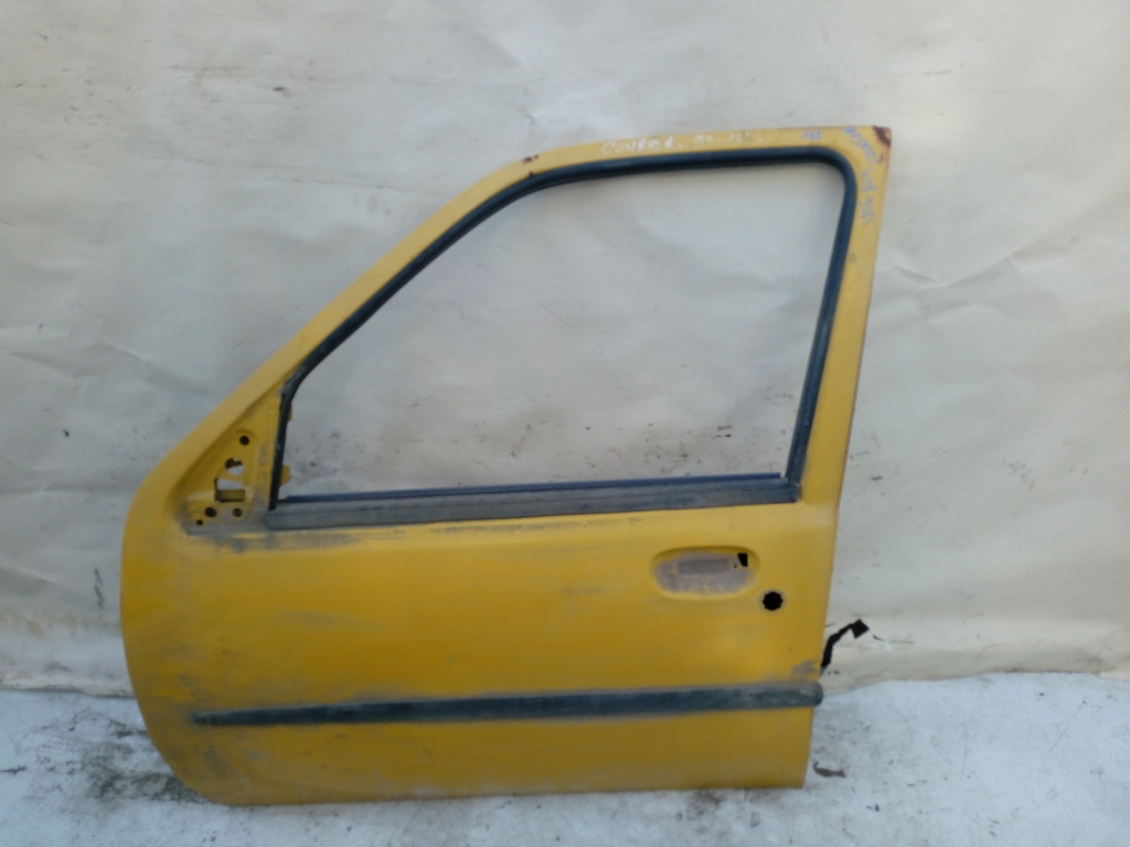 Usa / Portiera Stanga Fata Ford Courier 1991-1996 Galben Negru Sedan / Berlina