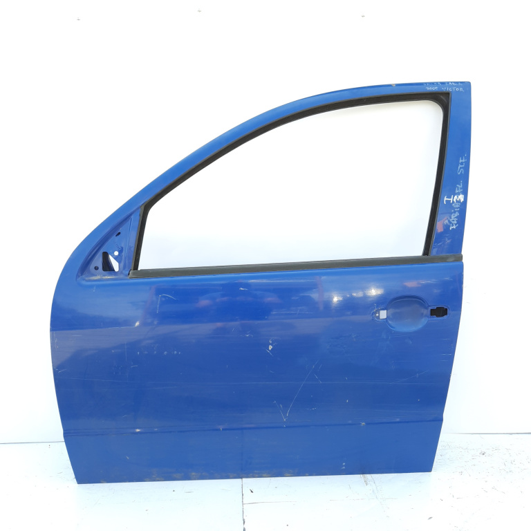 Usa / Portiera Stanga Fata Skoda Fabia 1 1999-2007 Albastru