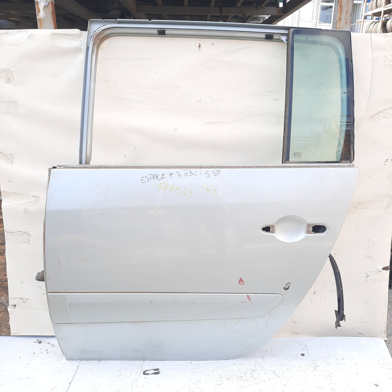 Usa / Portiera Stanga,spate,Alb,Albastru Renault ESPACE Mk4 2002 - 2014