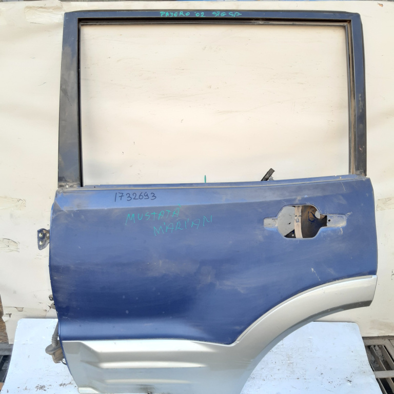 Usa / Portiera Stanga,spate,Albastru Mitsubishi PAJERO 3 (V60) 1999 - 2007