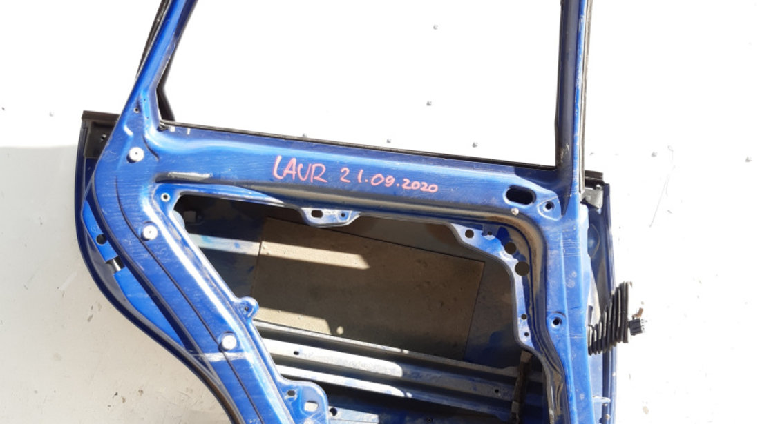 Usa / Portiera Stanga,spate,Albastru Seat IBIZA Mk 4 (6L) 2002 - 2009
