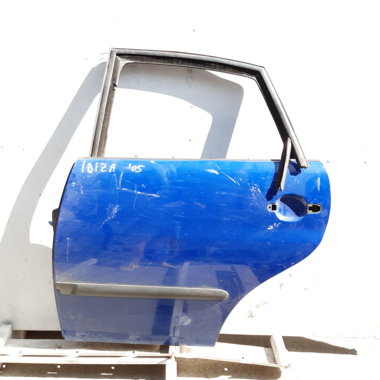 Usa / Portiera Stanga,spate,Albastru Seat IBIZA Mk4 (6L) 2002 - 2008