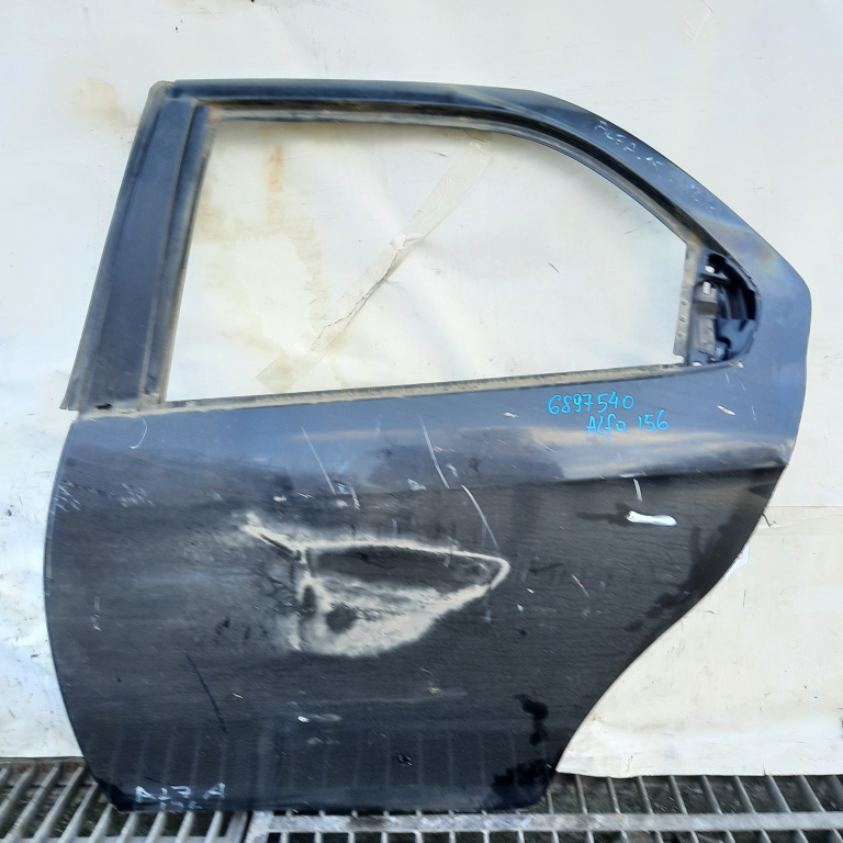 Usa / Portiera Stanga Spate Alfa Romeo 156 (932) 1997-2007 Negru