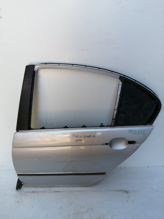 Usa / Portiera Stanga Spate Bmw 3 (E46) 1998-2007 Gri Sedan / Berlina