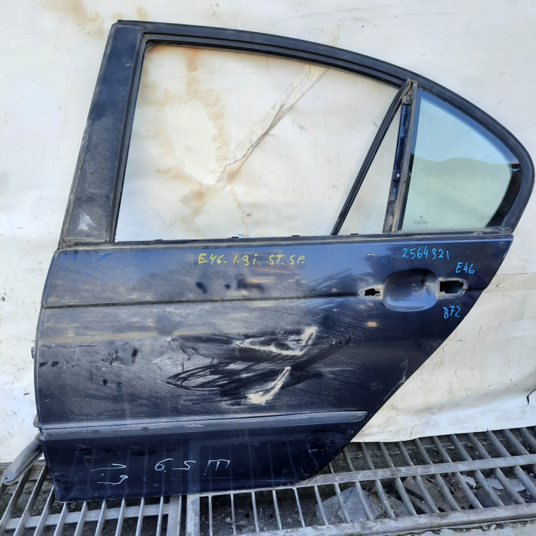 Usa / Portiera Stanga Spate Bmw 3 (E46) 1998-2007 Negru