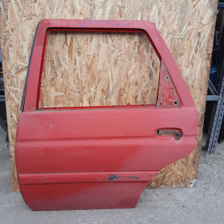Usa / Portiera Stanga Spate Ford Escort Mk 1 1968-1979 Rosu Hatchback 5 Portiere