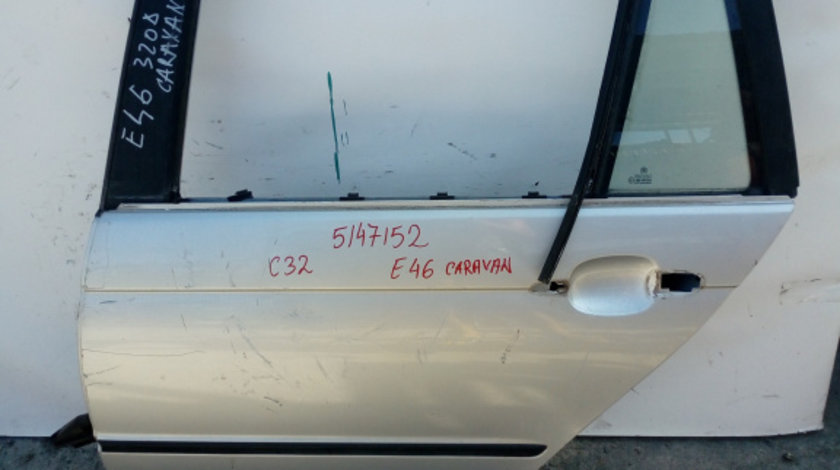 Usa / Portiera Stanga,spate,Gri,break / Caravan / Station Wagon BMW 3 (E46) 1998 - 2007