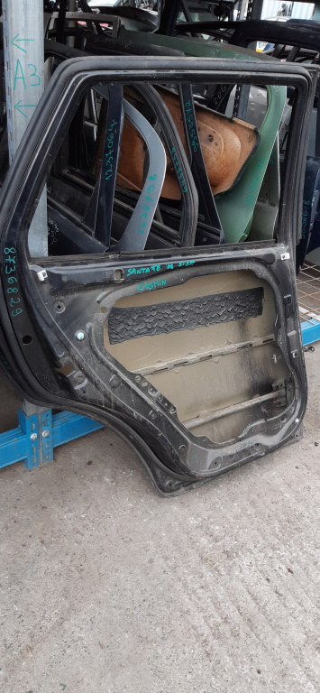 Usa / Portiera Stanga Spate Hyundai Santa Fe 2 (Cm) 2005 > Negru