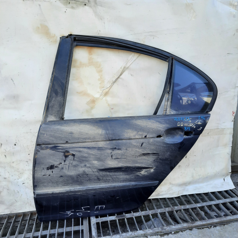 Usa / Portiera Stanga,spate,Negru BMW 3 (E46) 1998 - 2007
