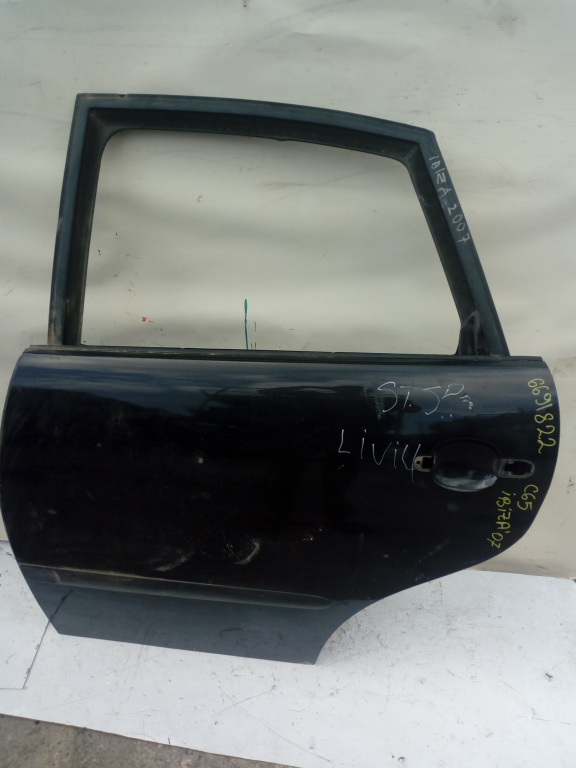 Usa / Portiera Stanga,spate,Negru Seat IBIZA Mk4 (6L) 2002 - 2008