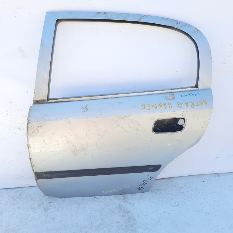 Usa / Portiera Stanga Spate Opel Astra G 1998-2009 Alb Gri