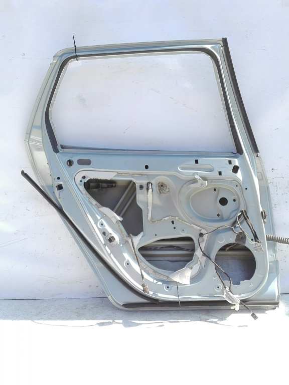 Usa / Portiera Stanga Spate Peugeot 407 2004-2011 Alb Albastru