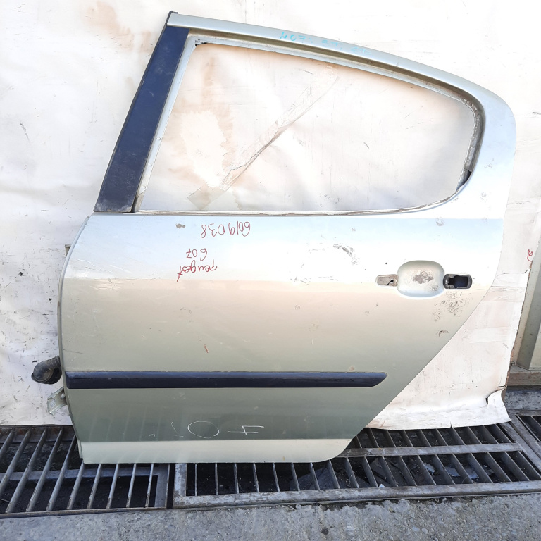 Usa / Portiera Stanga Spate Peugeot 407 2004-2011 Galben Gri