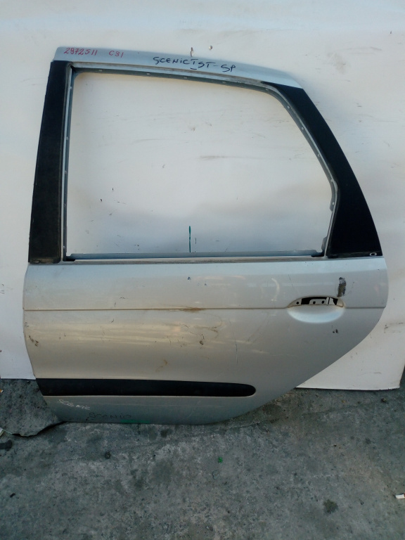 Usa / Portiera Stanga Spate Renault Scenic 1 / Megane Scenic (Ja0/1) 1996-2003 Gri