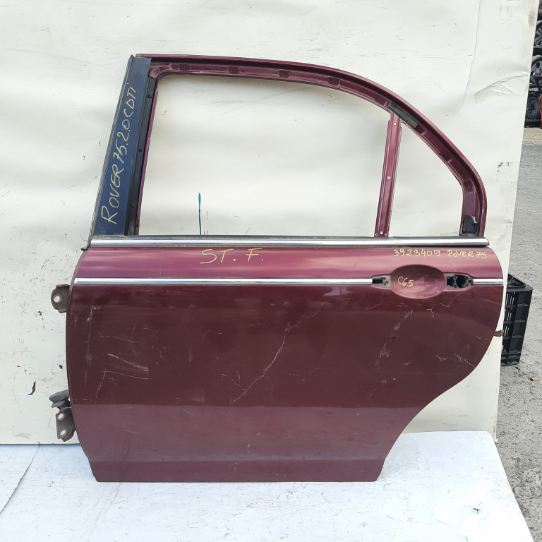 Usa / Portiera Stanga Spate Rover 75 (Rj) 1998-2005 Maro Rosu