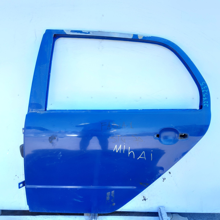 Usa / Portiera Stanga Spate Skoda Fabia 1 1999-2007 Albastru