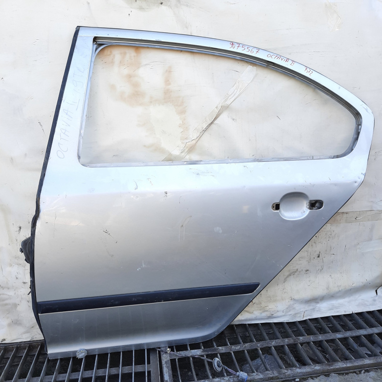Usa / Portiera Stanga Spate Skoda Octavia 2 (1Z) 2004-2013 Gri