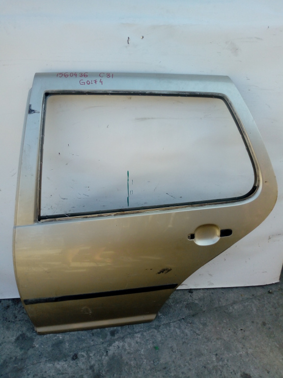Usa / Portiera Stanga Spate Vw Golf 4 1997-2004 Galben
