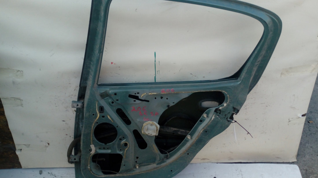 Usa / Portiera Verde,spate,dreapta,hatchback 5 Portiere Peugeot 206 1998 - Prezent