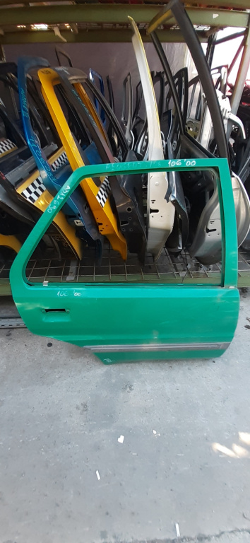 Usa / Portiera Verde,spate,dreapta Peugeot 106 Van (1) 1991 - 2001