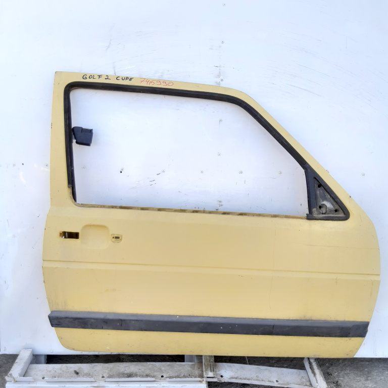 Usa / Portiera Vw Golf 2 1983-1992 Galben Fata Dreapta