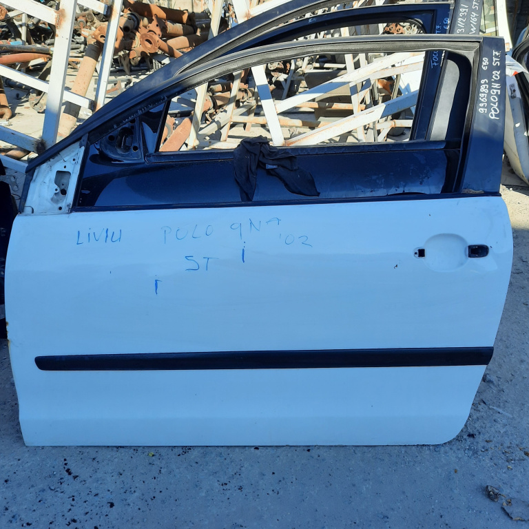 Usa / Portiera Vw Polo (9N, 9N3) 2002-2010 Alb Fata Stanga