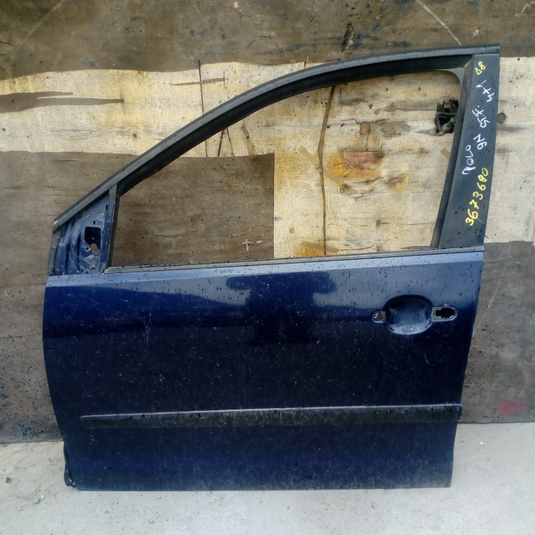Usa / Portiera Vw Polo (9N, 9N3) 2002-2010 Albastru Fata Stanga Pickup 4 Portiere
