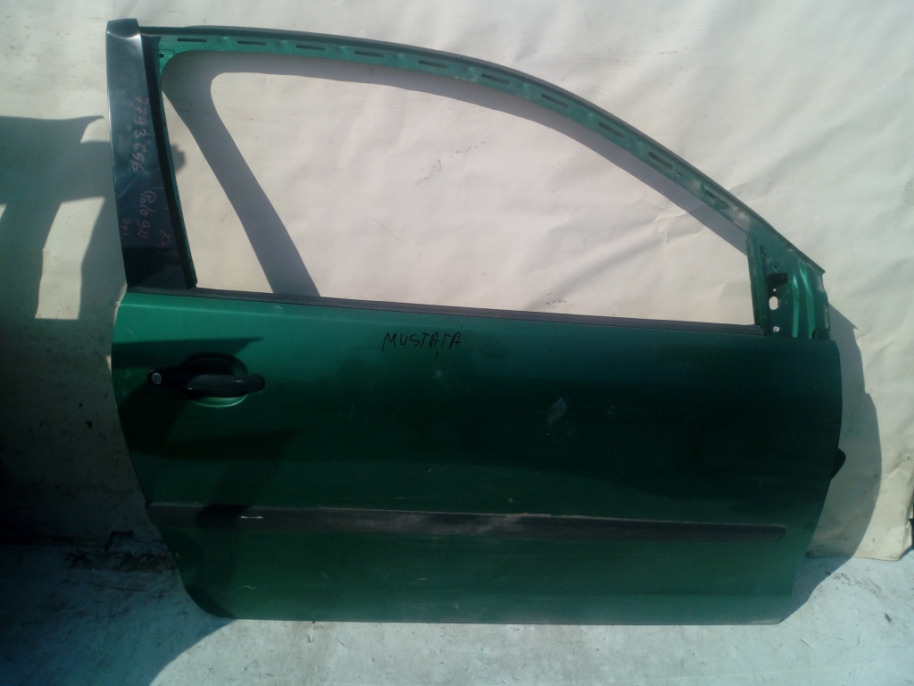 Usa / Portiera Vw Polo (9N, 9N3) 2002-2010 Galben Verde Fata Dreapta Coupe / 2 Portiere